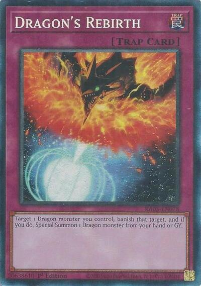 Dragon's Rebirth - RA05-EN078 - Collector's Rare - 1st Edition