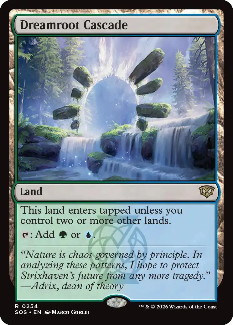 Dreamroot Cascade [254] [Secrets of Strixhaven] [Non-Foil]