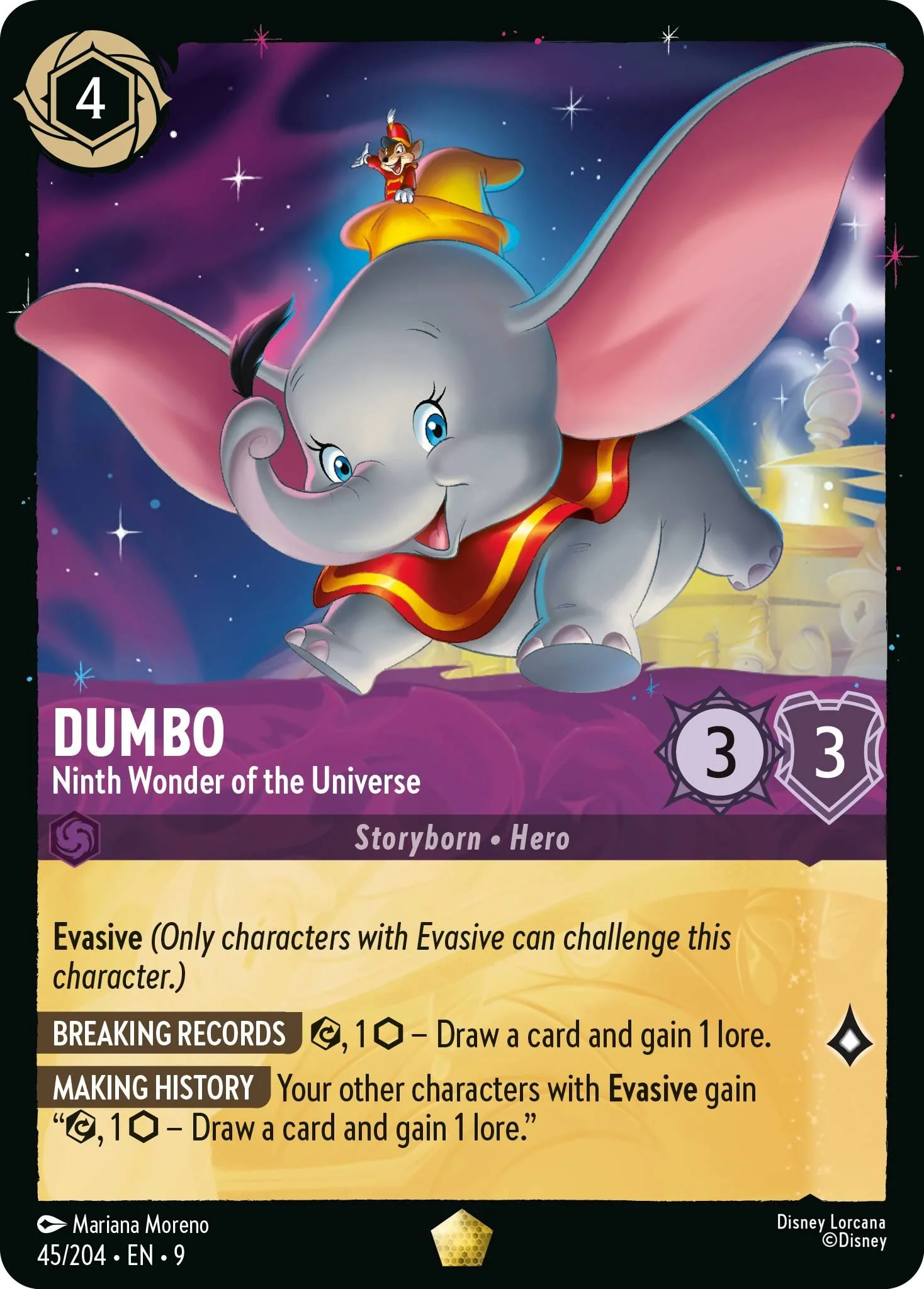 Dumbo - Ninth Wonder of the Universe - 45/204 [Fabled] [Non-Foil]
