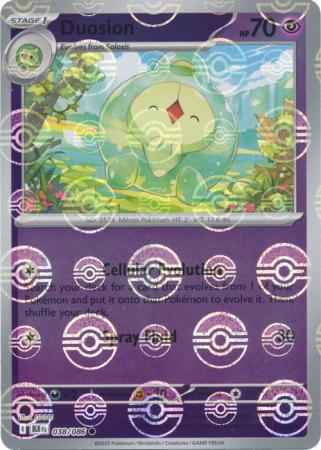 Duosion - Poké Ball Pattern - 038/086 - Common [sv105b-038] [Reverse Holo]