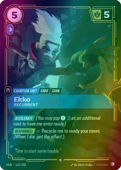 Ekko - Recurrent - 110/298 [Origins] [Foil]