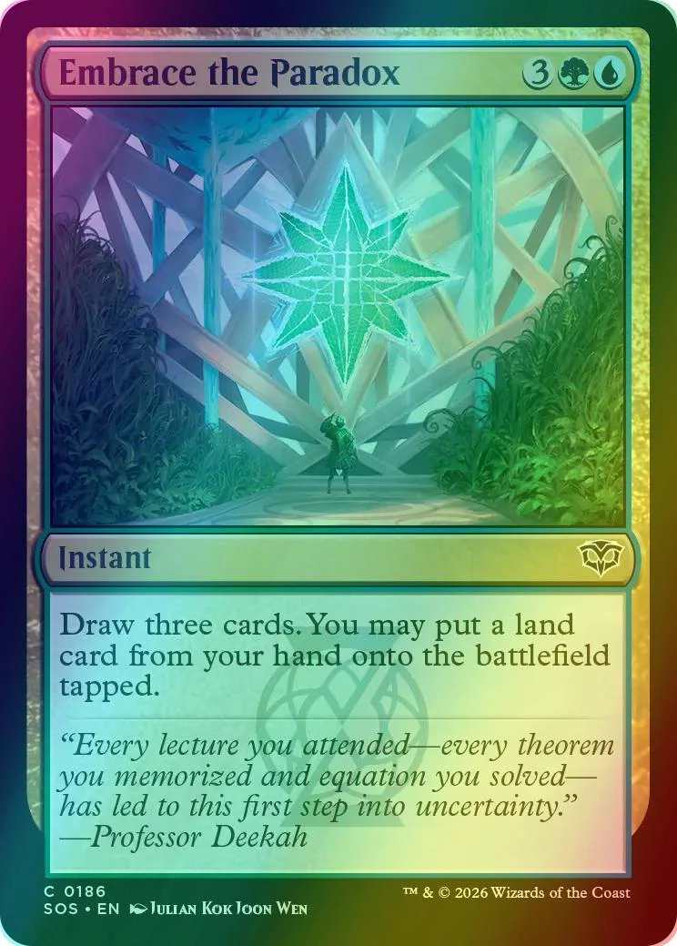 Embrace the Paradox [186] [Secrets of Strixhaven] [Foil]
