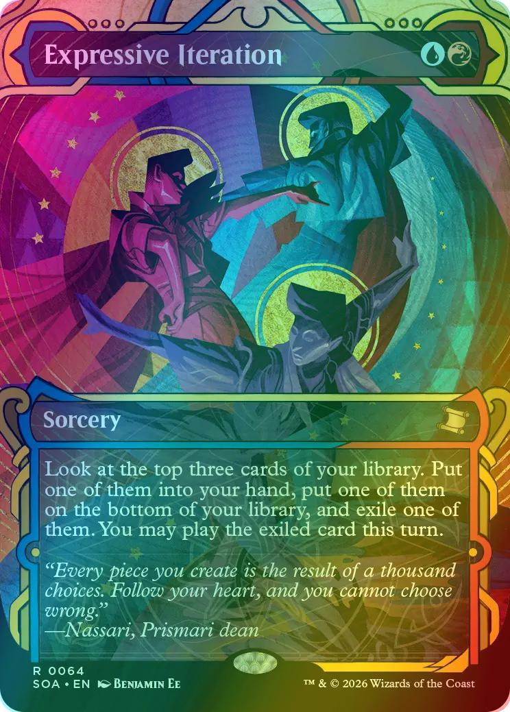 Expressive Iteration [64] [Showcase] [Secrets of Strixhaven: Mystical Archive] [Foil]