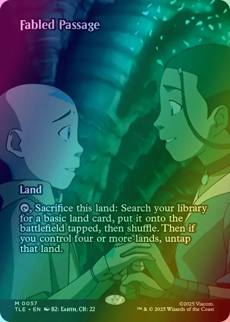 Fabled Passage [57] [Borderless] [Source Material] [Avatar: The Last Airbender Eternal] [Foil]