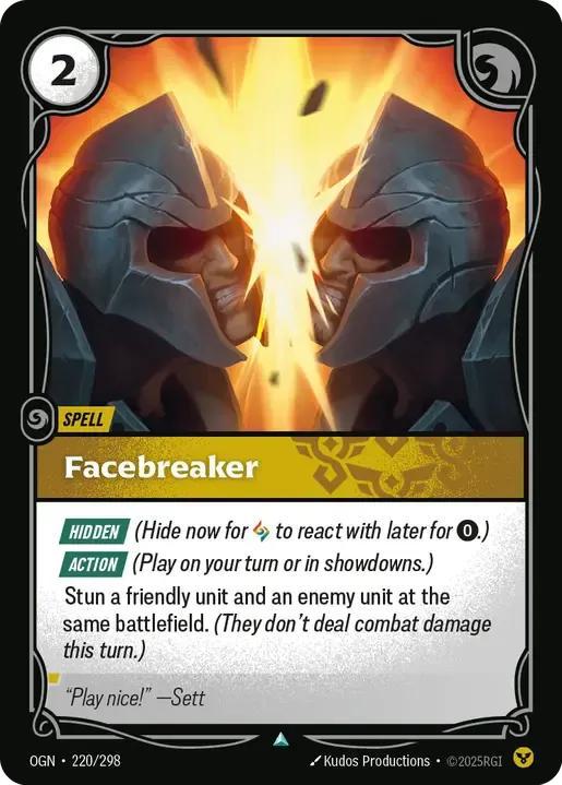 Facebreaker - 220/298 [Origins] [Non-Foil]