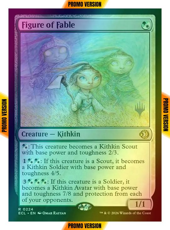 Figure of Fable [224p] [Promo Pack] [Lorwyn Eclipsed: Promos] [Foil]