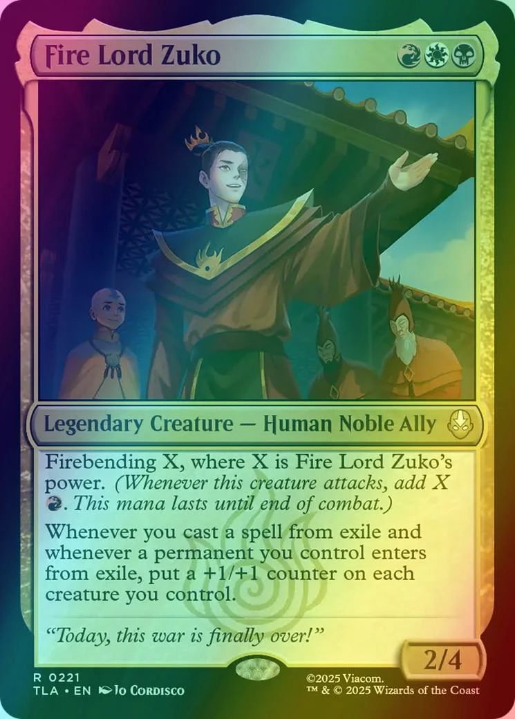 Fire Lord Zuko [221] [Avatar: The Last Airbender] [Foil]