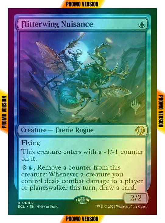 Flitterwing Nuisance [48p] [Promo Pack] [Lorwyn Eclipsed: Promos] [Foil]