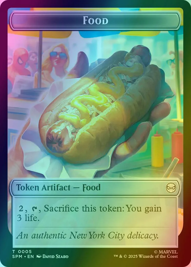 Food Token (05) // Robot Token (06) [Marvel's Spider-Man: Tokens] [Foil]