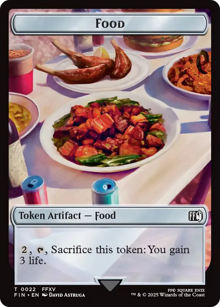 Food Token (22) // Hero Token (02) [FINAL FANTASY: Tokens] [Non-Foil]