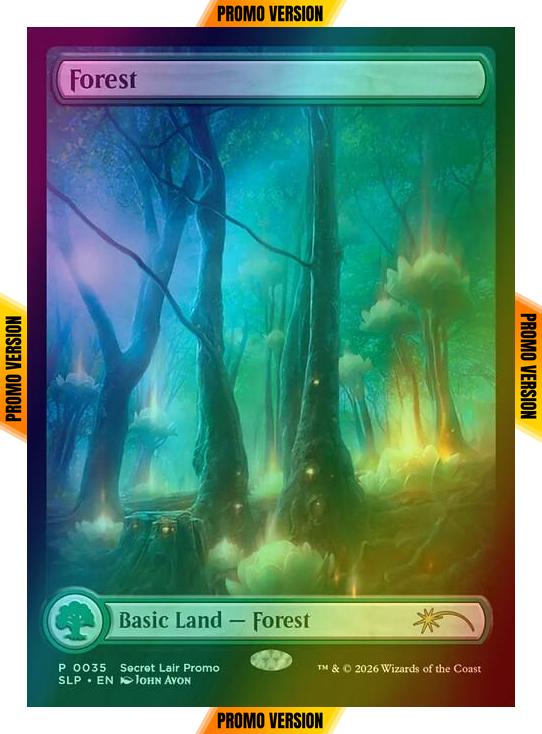 Forest [0035] [Full Art] [Secret Lair Promo] [Foil]