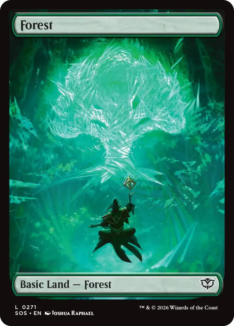 Forest [271] [Full Art] [Spellcraft Land] [Secrets of Strixhaven] [Non-Foil]