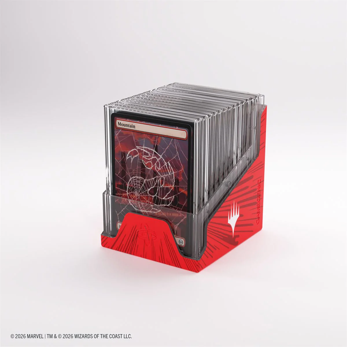 Gamegenic MTG Bastion XL Deck Box - 100+ - Marvel Super Heroes - Comic Burst Red - Image 2