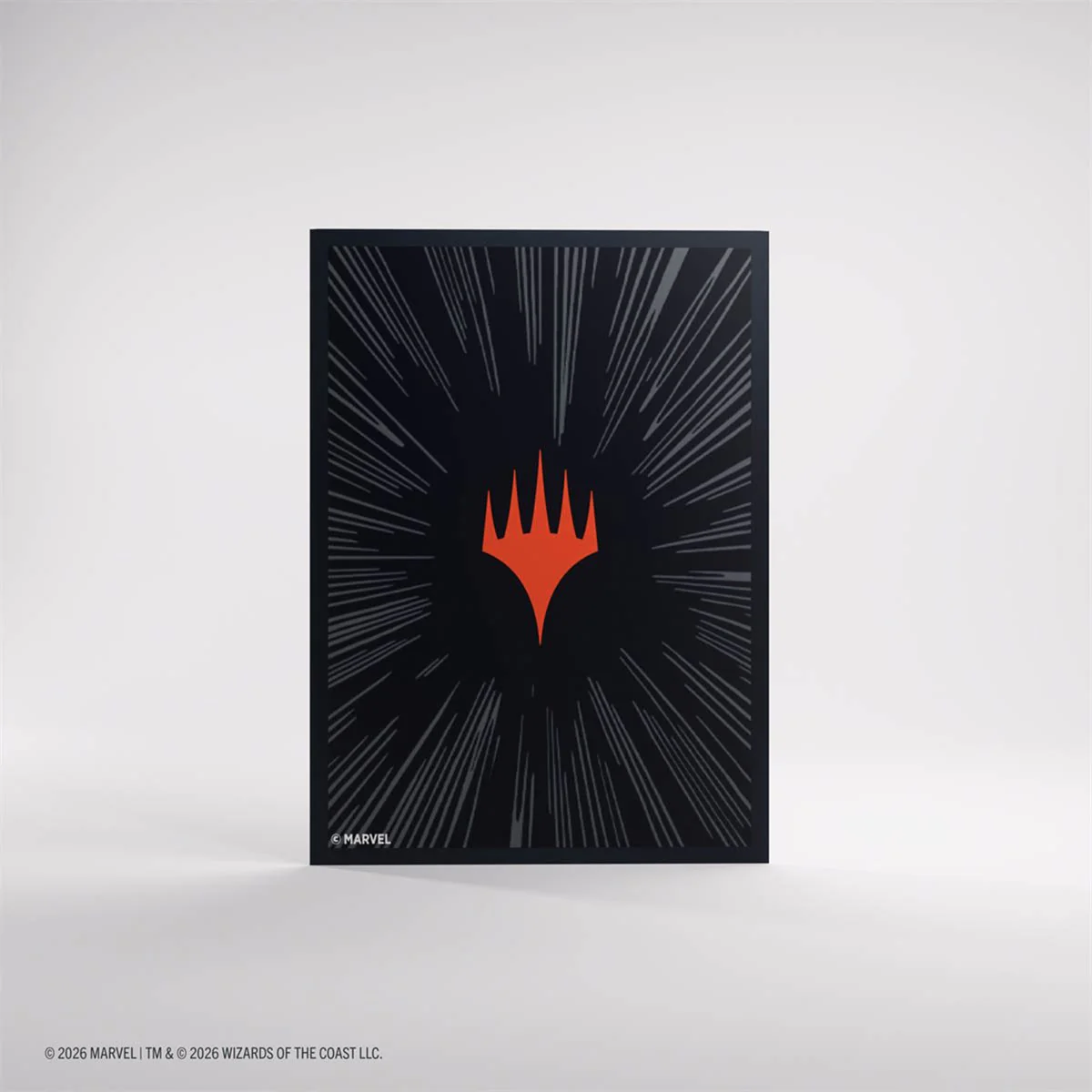 Gamegenic MTG Double Sleeve Pack Premium Art Sleeves - Standard Size - 105ct - Marvel Super Heroes - Comic Burst Black - Image 2