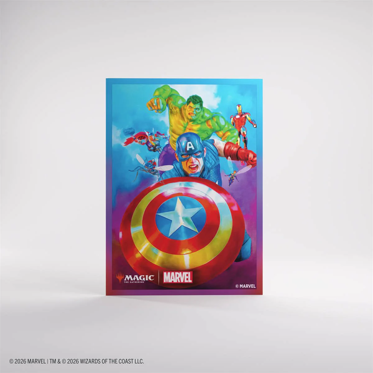 Gamegenic MTG Premium Art Sleeves - Standard Size - 105ct - Marvel Super Heroes - Captain America - Image 2
