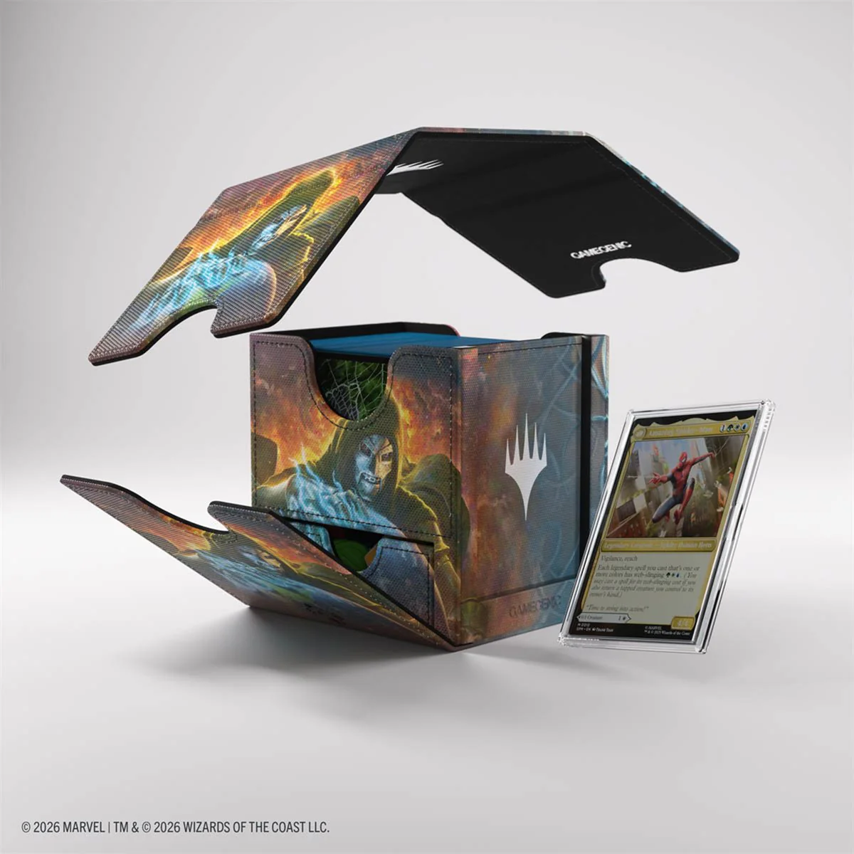 Gamegenic MTG Sidekick XL Deck Box - 100+ - Marvel Super Heroes - Doom Reigns Supreme - Image 2