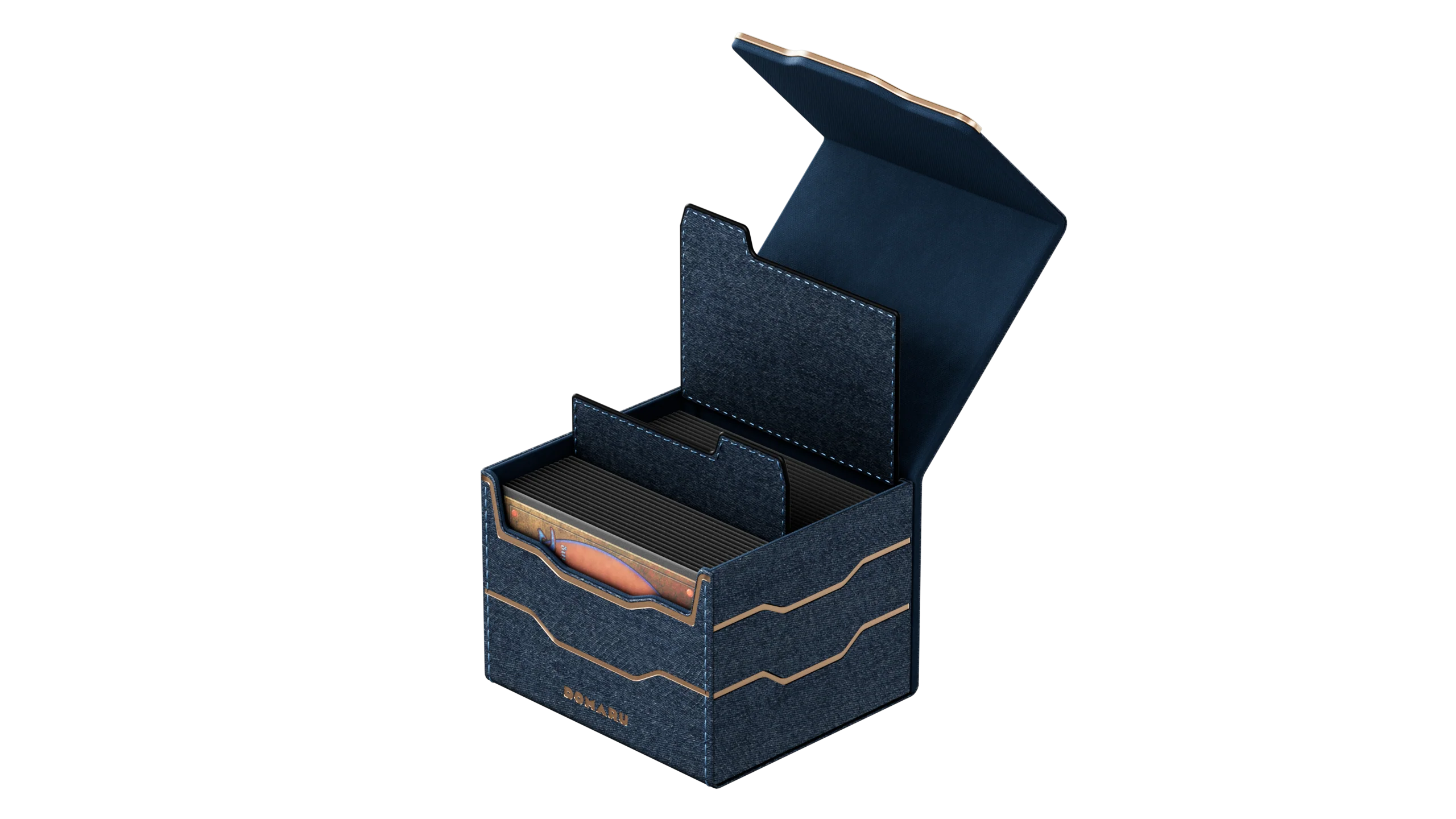 Gatherer's Tavern DOMARU Armory Horizon Deck Box - 100+ - Lazulite - Image 2