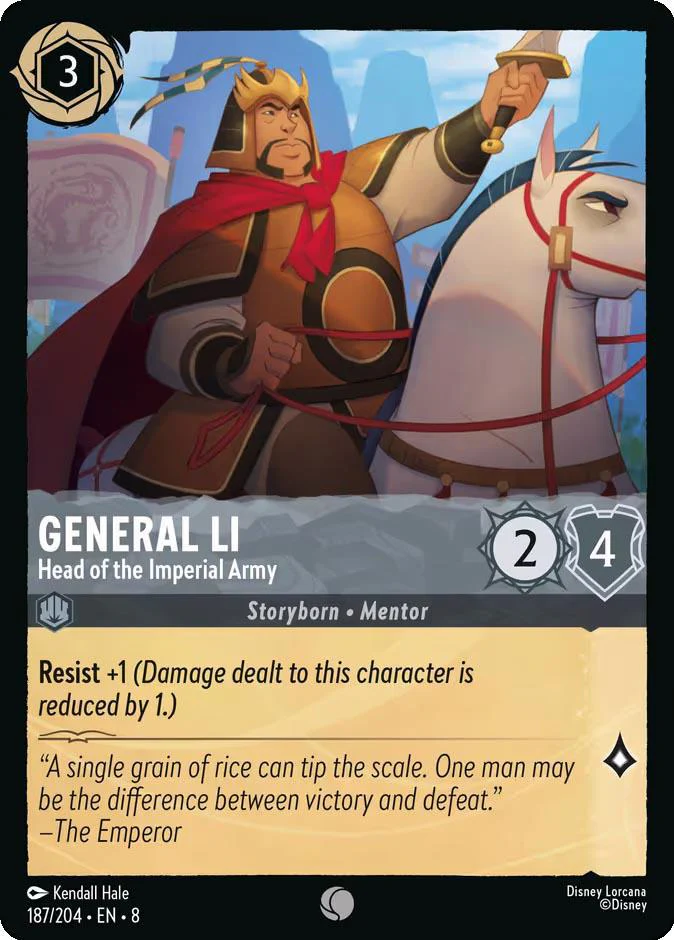 General Li - Head of the Imperial Army - 187/204 [Reign of Jafar] [Non-Foil]