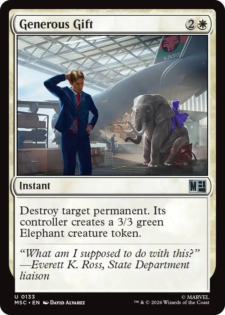 Generous Gift [133] [Marvel Super Heroes: Commander] [Non-Foil]