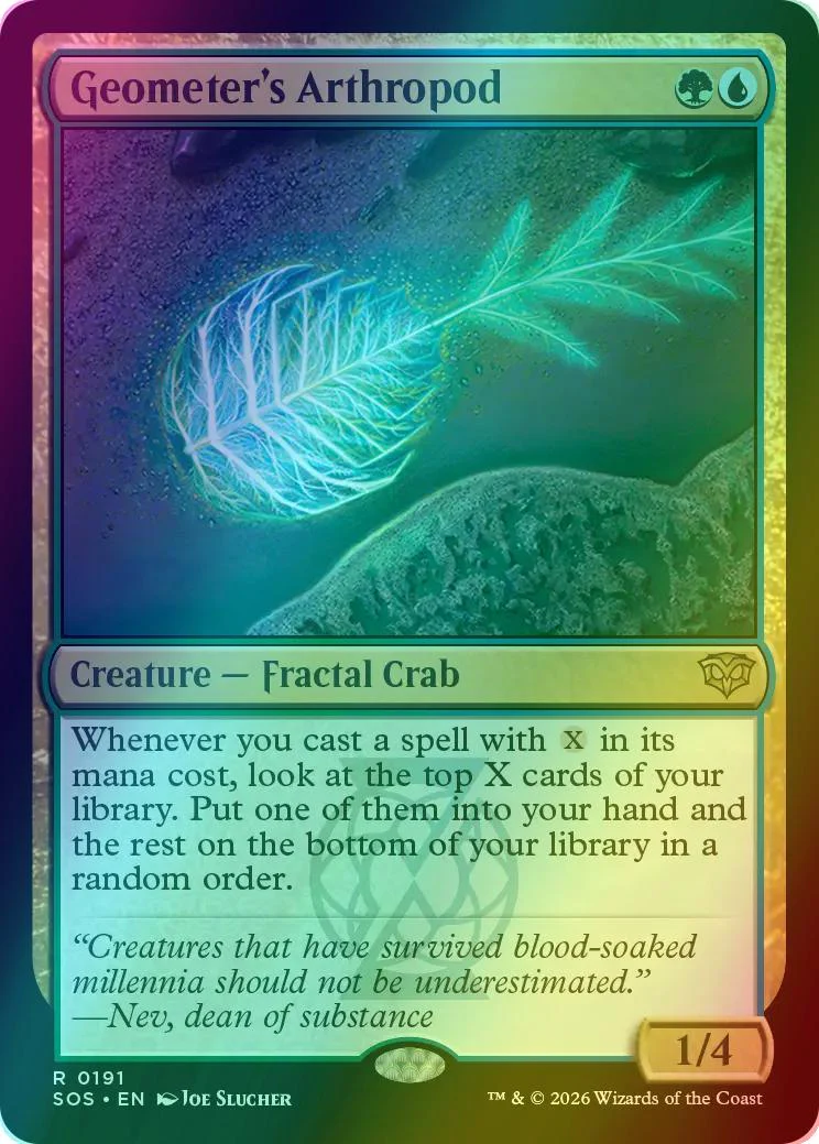 Geometer's Arthropod [191] [Secrets of Strixhaven] [Foil]