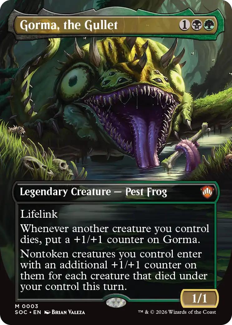 Gorma, the Gullet [3] [Borderless] [Secrets of Strixhaven: Commander] [Non-Foil]