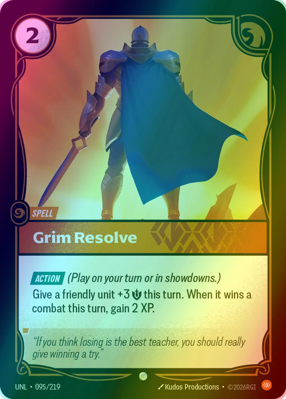 Grim Resolve - 095/219 [Unleashed] [Foil]