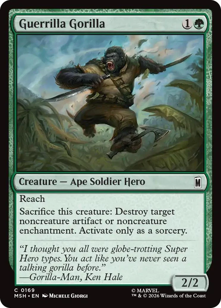 Guerrilla Gorilla [169] [Marvel Super Heroes] [Non-Foil]