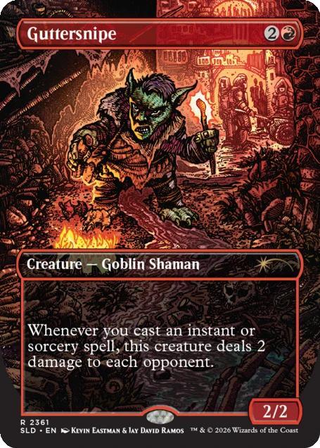 Guttersnipe [2361] [Borderless] [Kevin Eastman] [Color] [Secret Lair Drop] [Non-Foil]