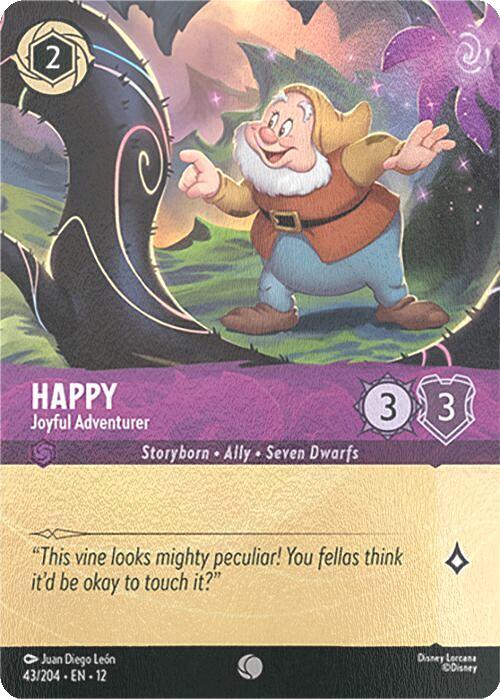 Happy - Joyful Adventurer (Extended Art) - 43/204 [Wilds Unknown] [Cold Foil]
