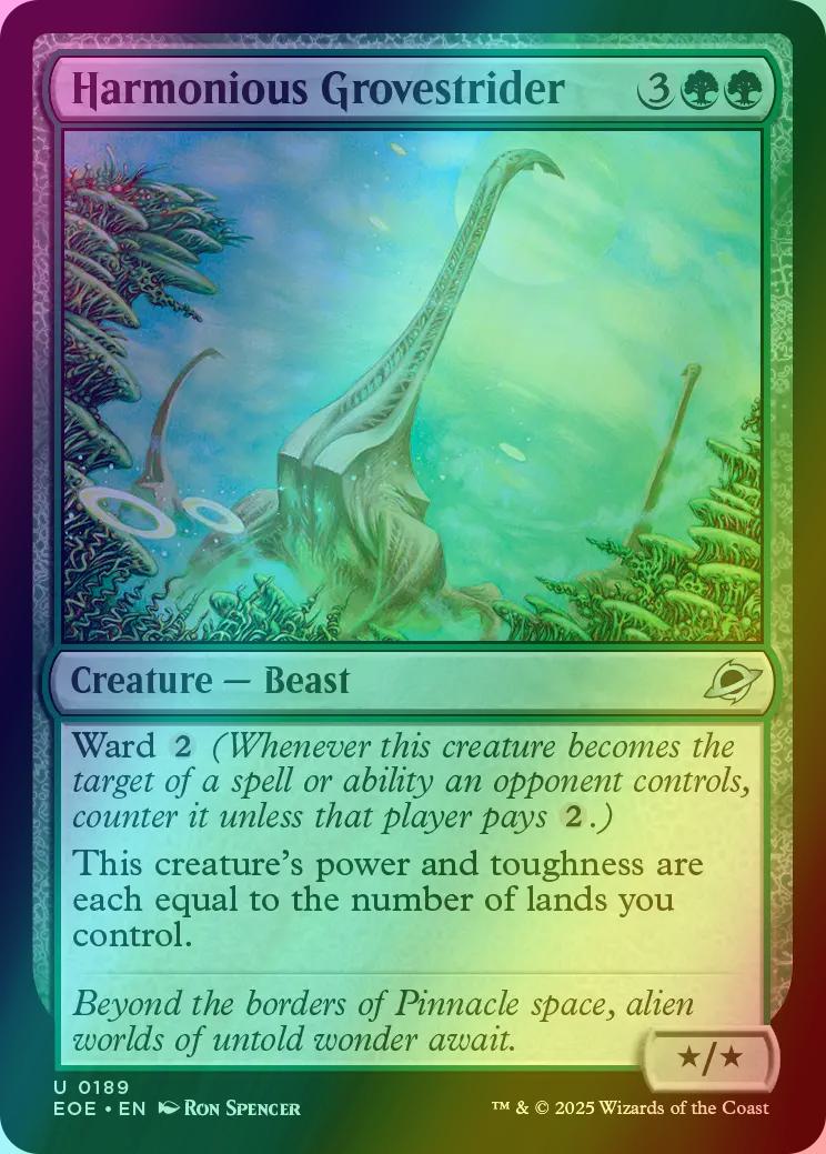 Harmonious Grovestrider [189] [Edge of Eternities] [Foil]