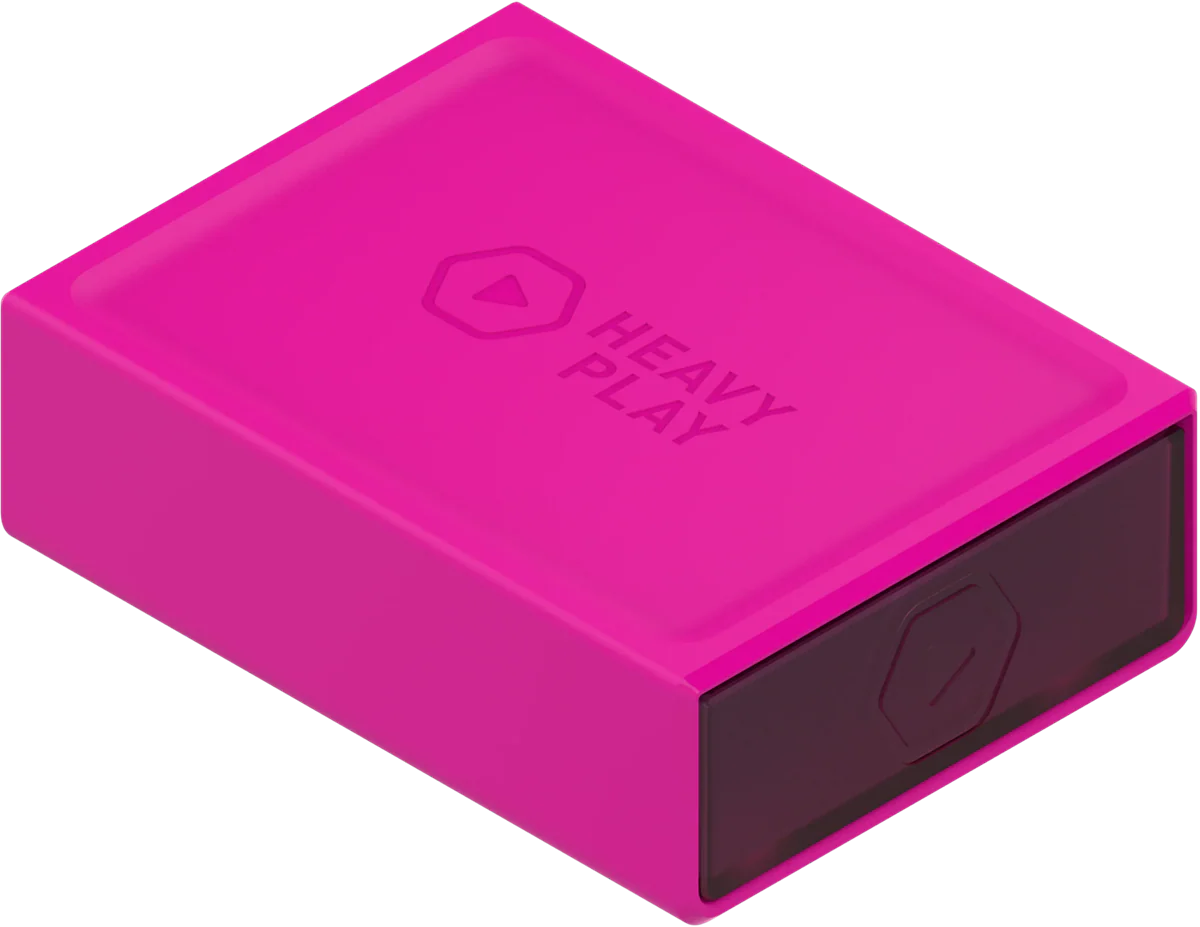 Heavy Play RNG Dice Box - Sorcerer Pink