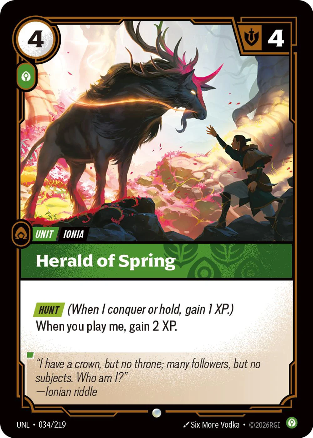 Herald of Spring - 034/219 [Unleashed] [Non-Foil]
