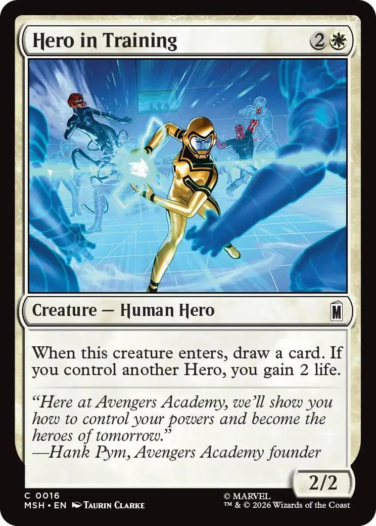 Hero in Training [16] [Marvel Super Heroes] [Non-Foil]