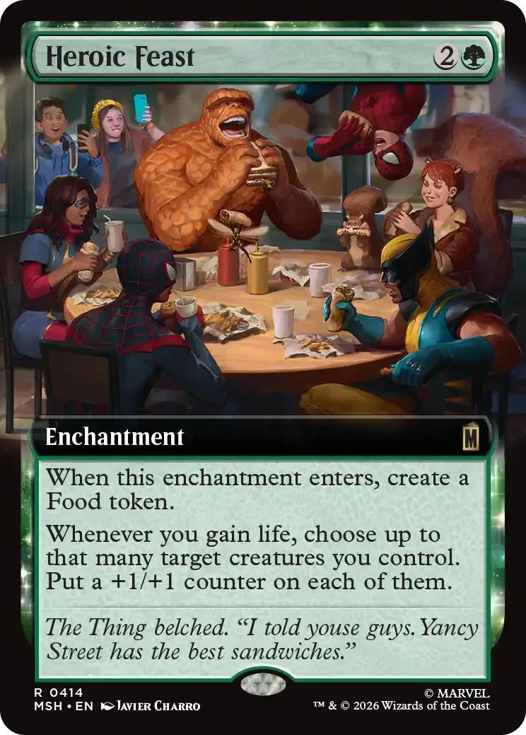 Heroic Feast [414] [Extended Art] [Marvel Super Heroes] [Non-Foil]