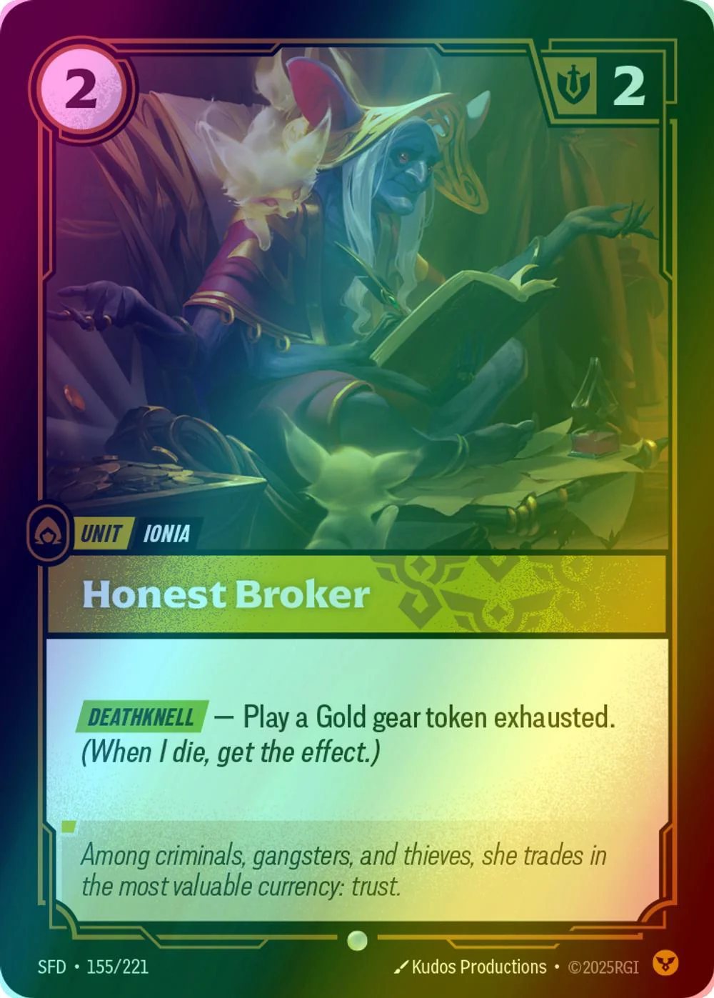 Honest Broker - 155/221 [Spiritforged] [Foil]