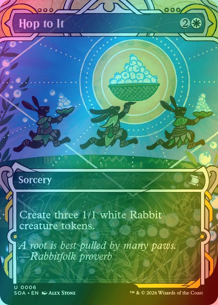 Hop to It [6] [Showcase] [Secrets of Strixhaven: Mystical Archive] [Foil]