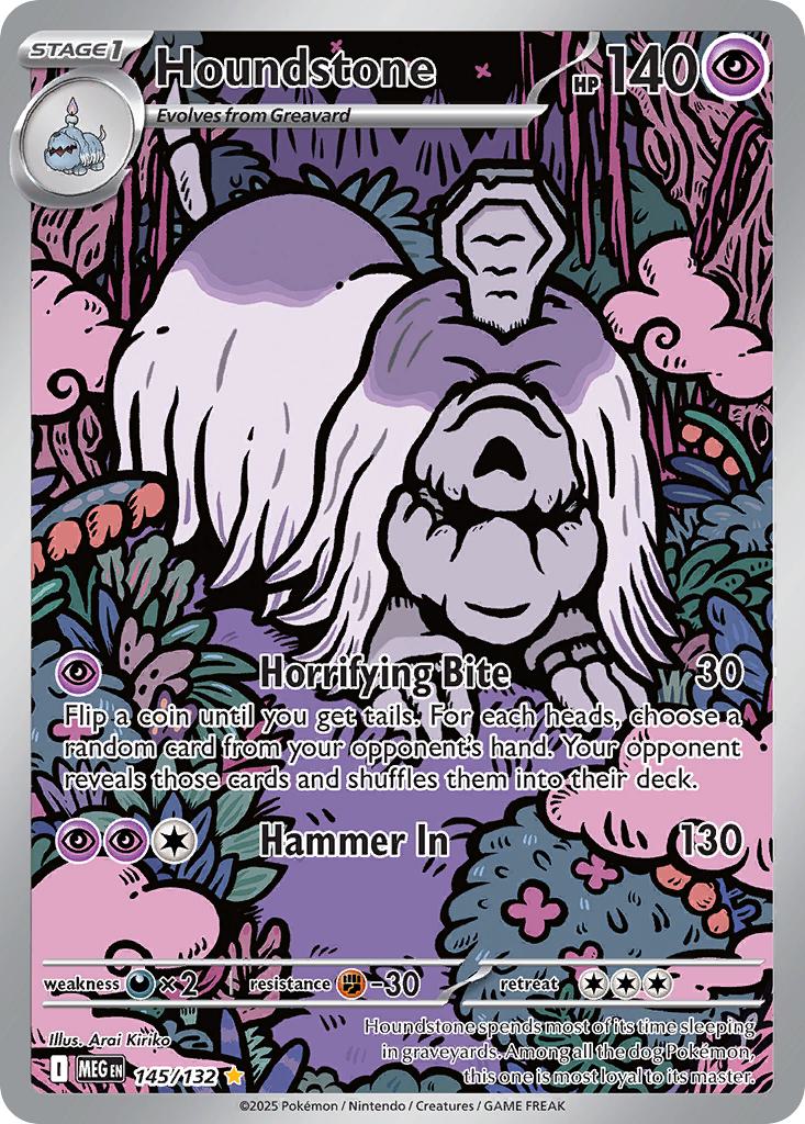Houndstone - 145/132 - Illustration Rare [me01-145] [Ultra]