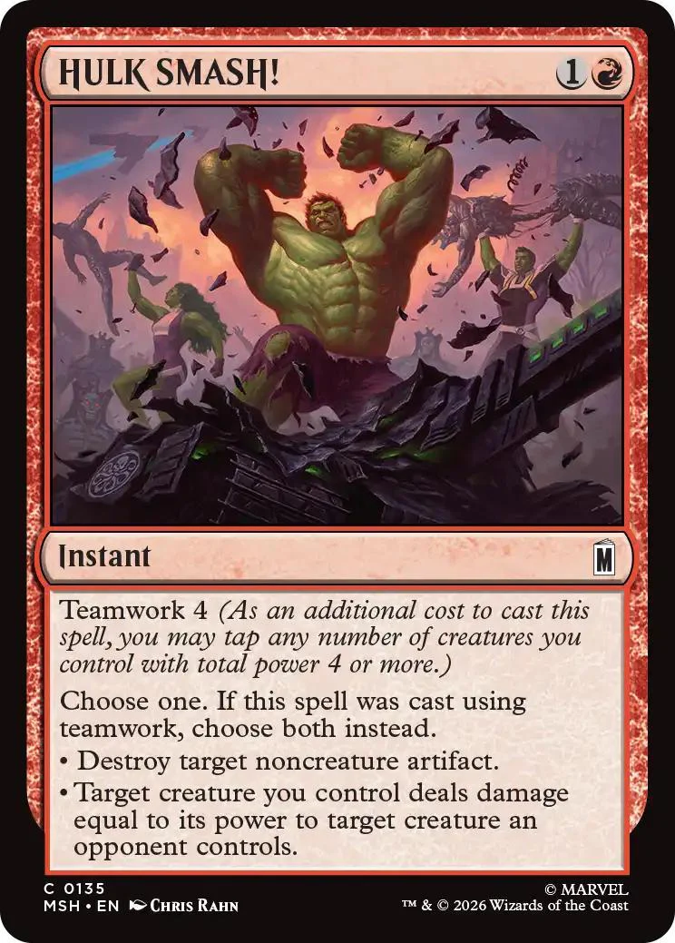 HULK SMASH! [135] [Marvel Super Heroes] [Non-Foil]
