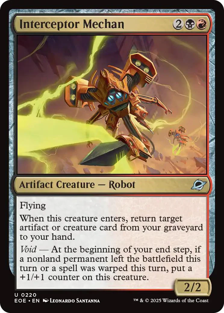 Interceptor Mechan [220] [Edge of Eternities] [Non-Foil]