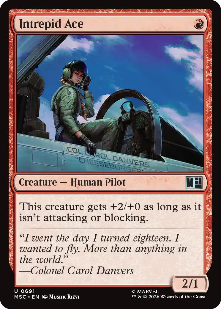 Intrepid Ace [691] [Jumpstart] [Marvel Super Heroes: Commander] [Non-Foil]