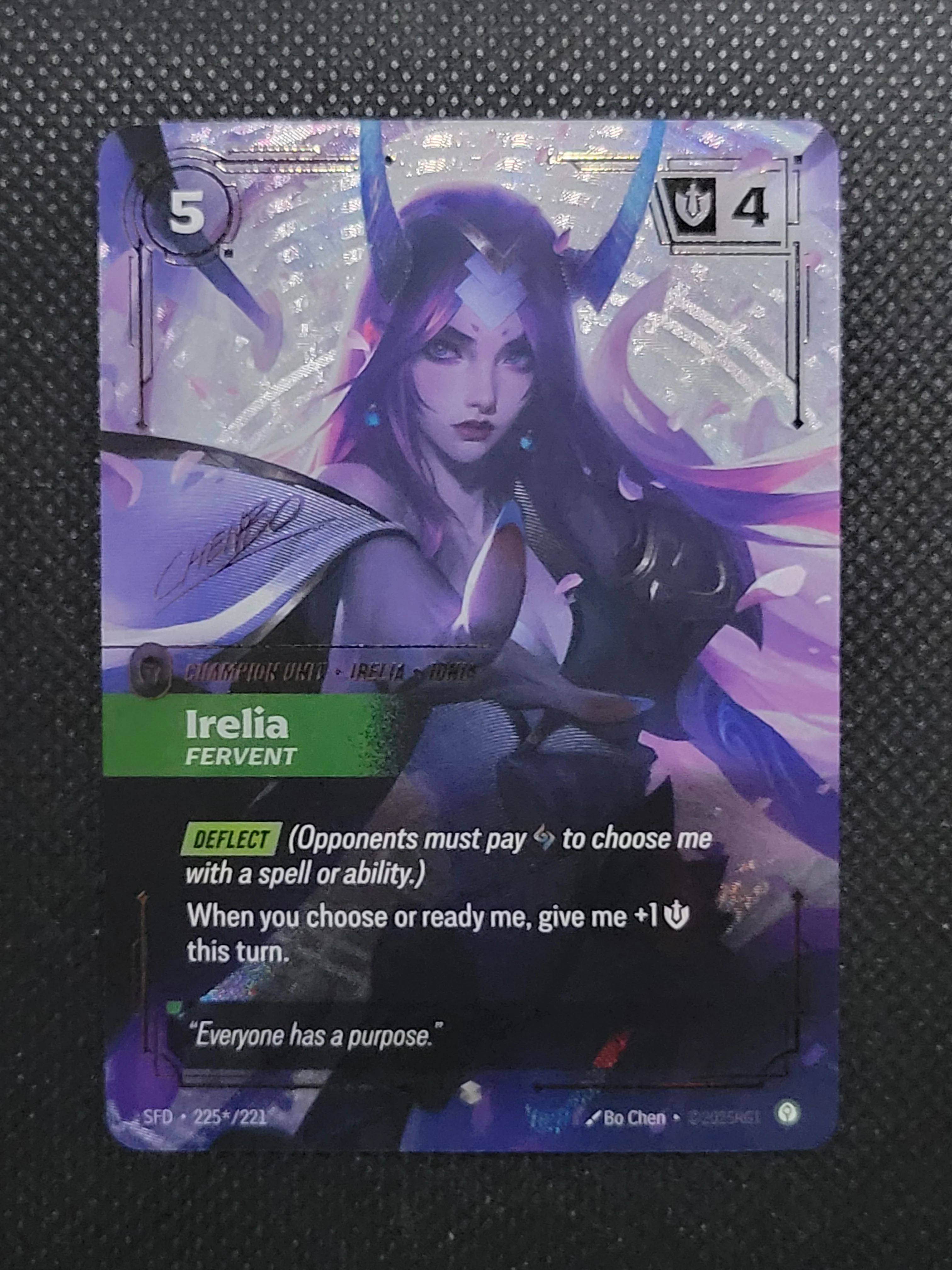 Irelia - Fervent — Signature|Foil — ID 17456 - Image 3
