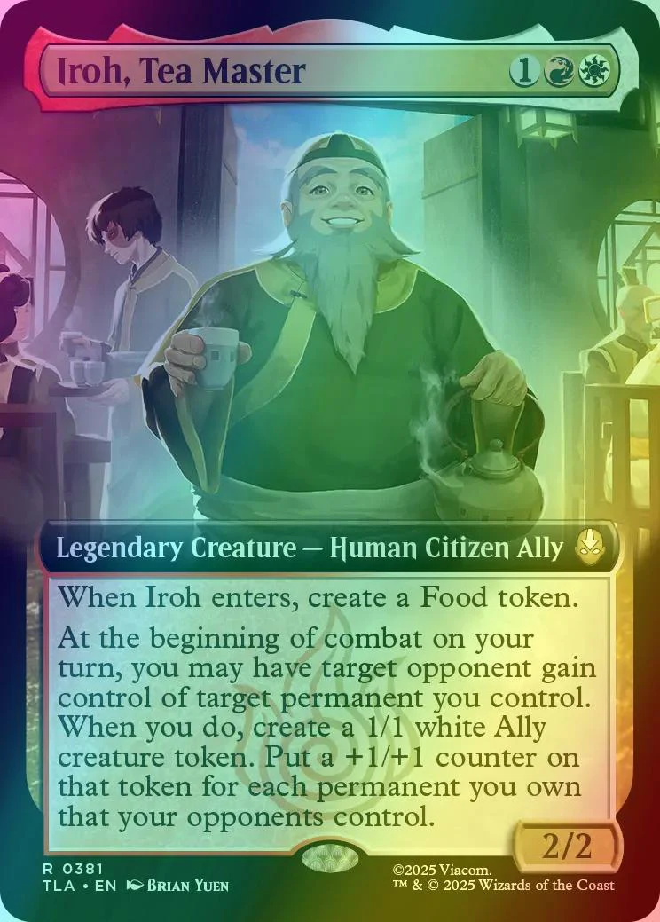 Iroh, Tea Master [381] [Extended Art] [Avatar: The Last Airbender] [Foil]