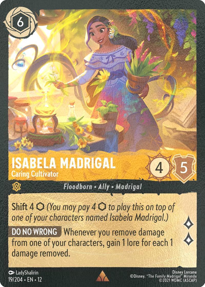 Isabela Madrigal - Caring Cultivator - 19/204 [Wilds Unknown] [Cold Foil]
