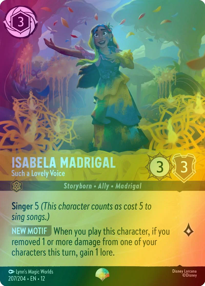 Isabela Madrigal - Such a Lovely Voice (Epic) - 207/204 [Wilds Unknown] [Holofoil]