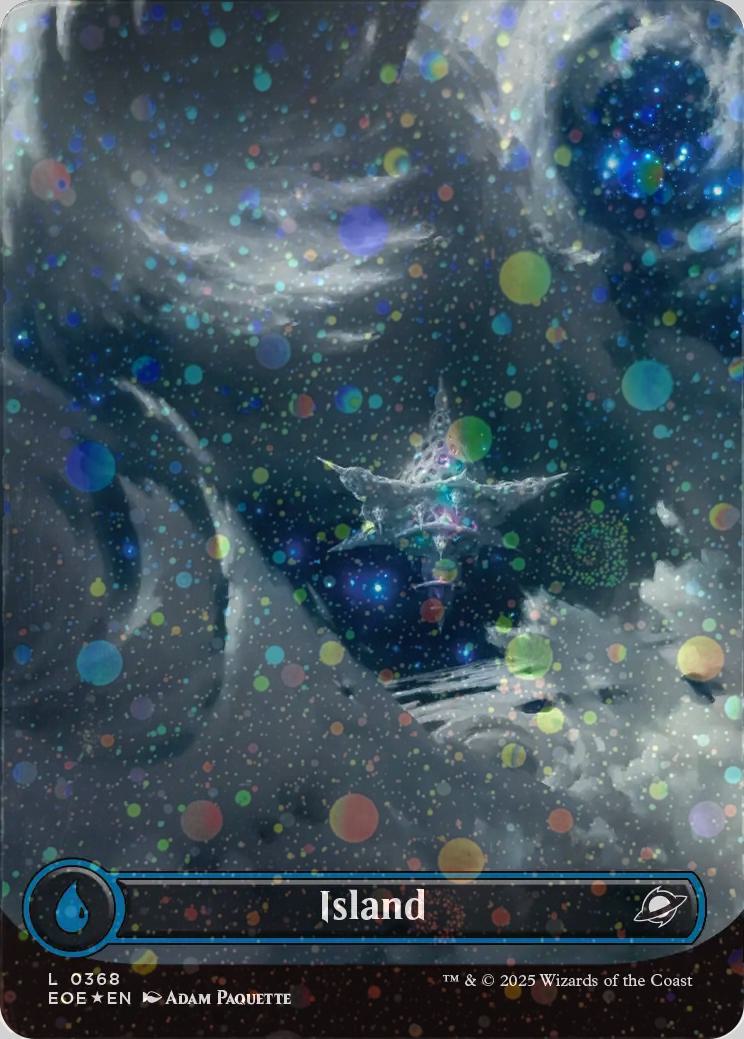 Island [368] [Borderless] [Celestial] [Edge of Eternities] [Galaxy Foil]