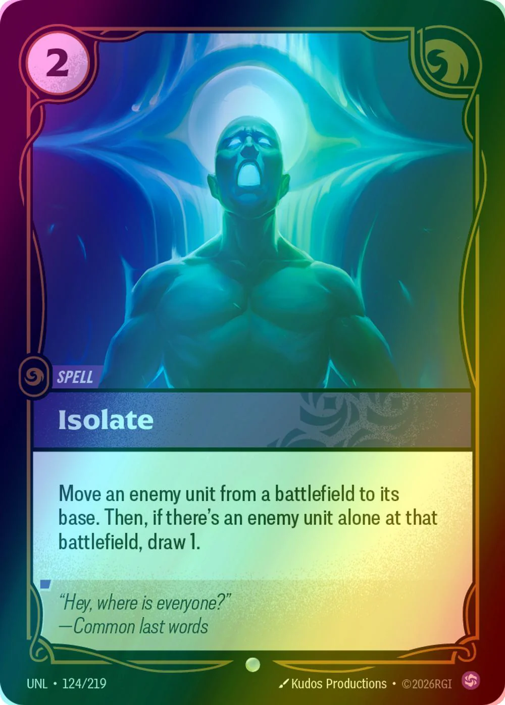 Isolate - 124/219 [Unleashed] [Foil]