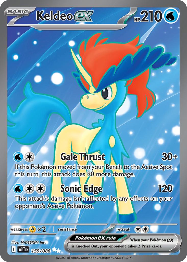 Keldeo ex - 159/086 - Ultra Rare [sv105w-159] [Ultra]