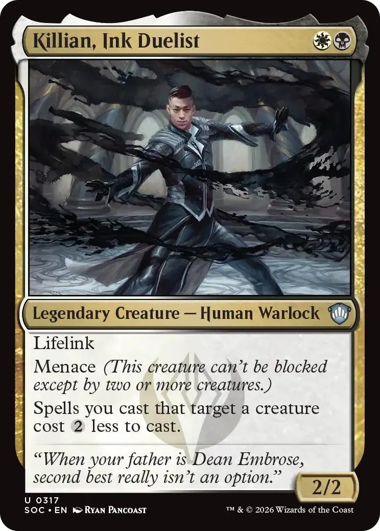 Killian, Ink Duelist [317] [Secrets of Strixhaven: Commander] [Non-Foil]