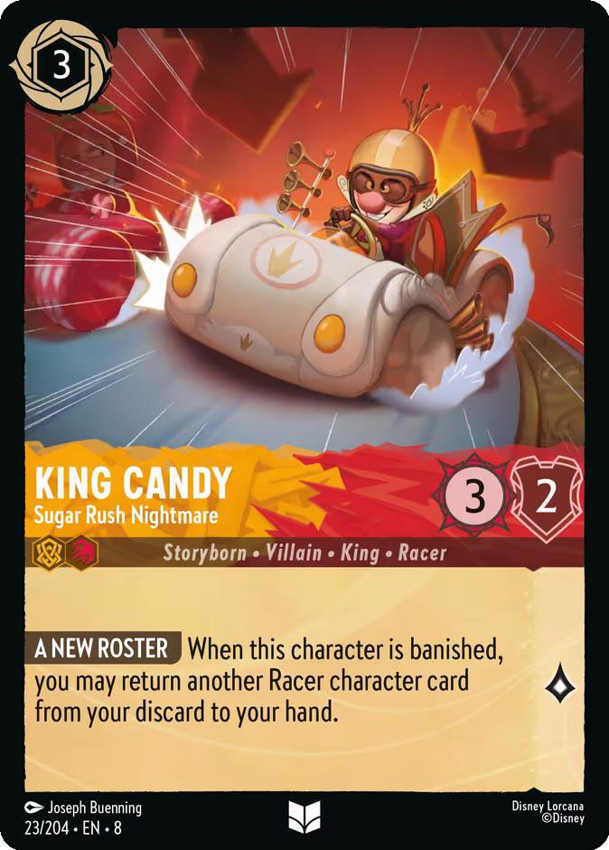 King Candy - Sugar Rush Nightmare - 23/204 [Reign of Jafar] [Non-Foil]