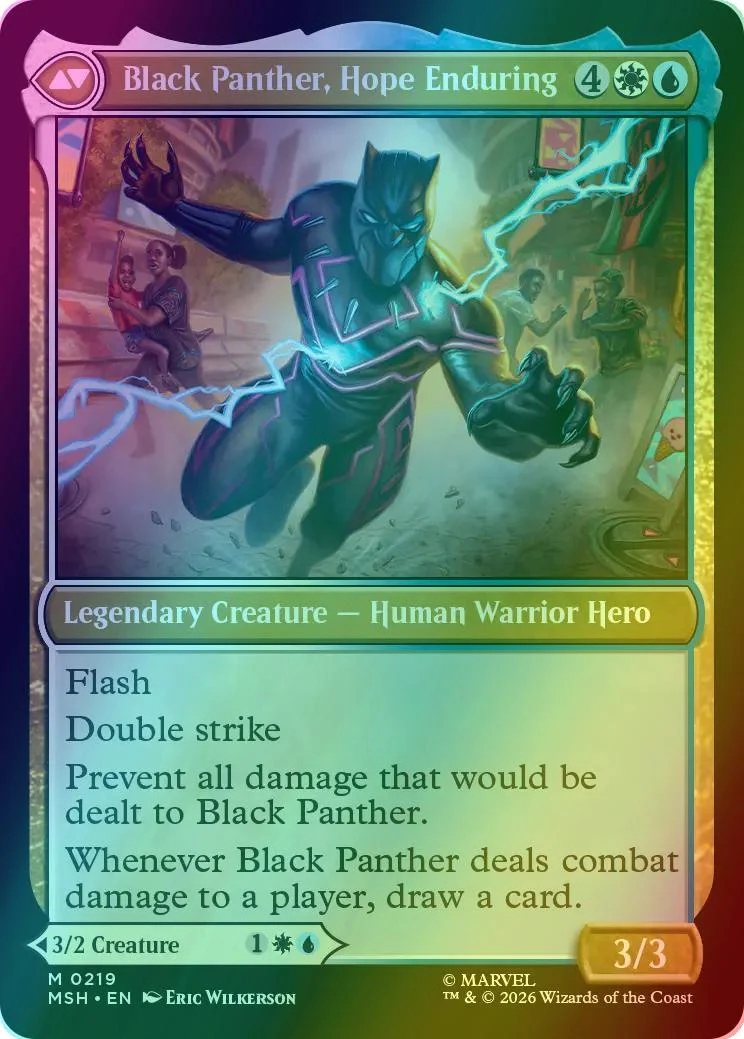 King T'Challa // Black Panther, Hope Enduring [219] [Marvel Super Heroes] [Foil] - Image 2